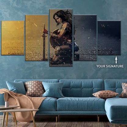 DC Wall Art - DCEU5023 - Wonder Woman - DC Comics Heroine - DC Extended Universe Poster - DC Extended Universe Canvas