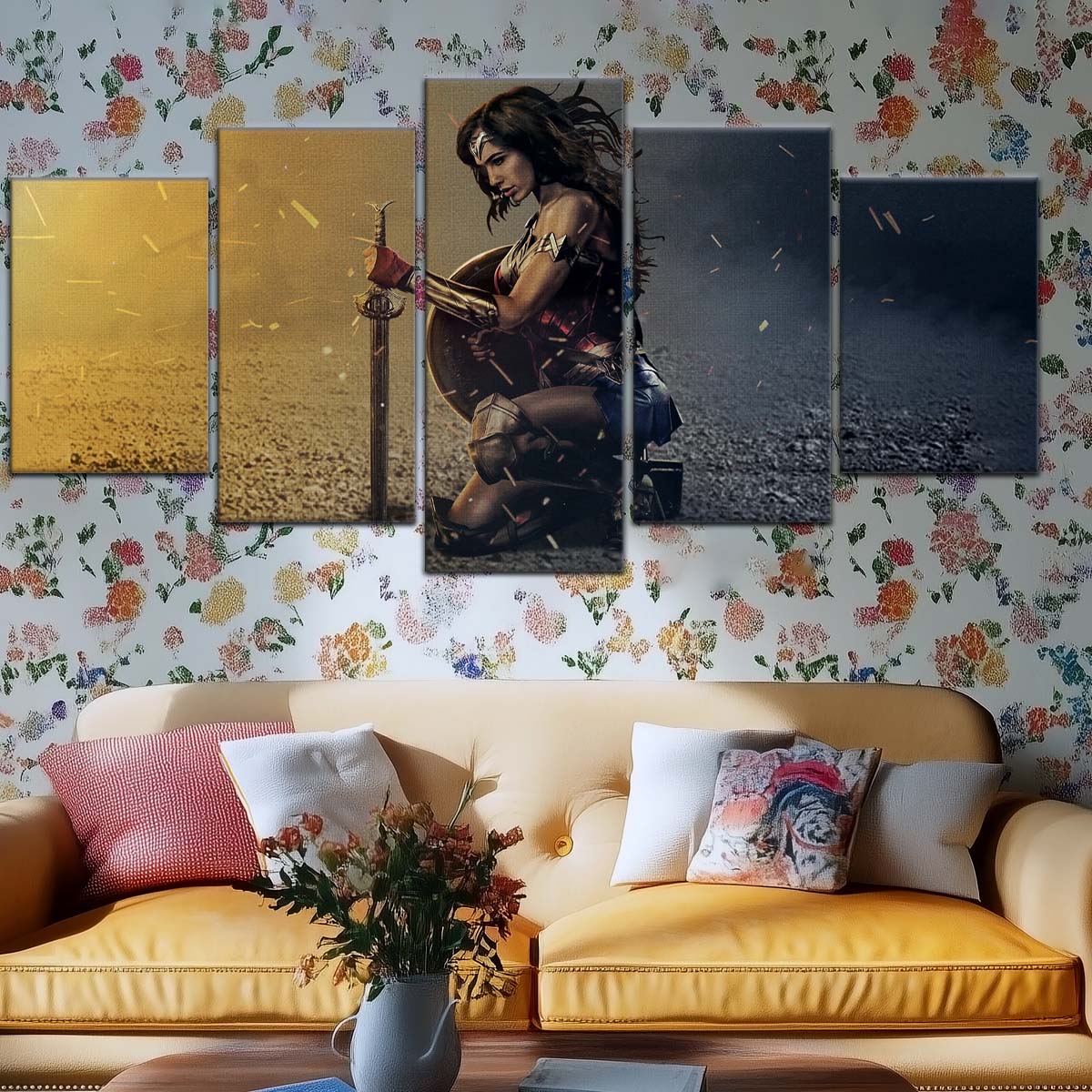 DC Wall Art - DCEU5023 - Wonder Woman - DC Comics Heroine - DC Extended Universe Poster - DC Extended Universe Canvas