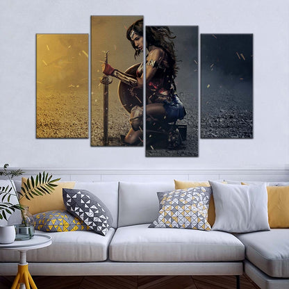 DC Wall Art - DCEU5023 - Wonder Woman - DC Comics Heroine - DC Extended Universe Poster - DC Extended Universe Canvas