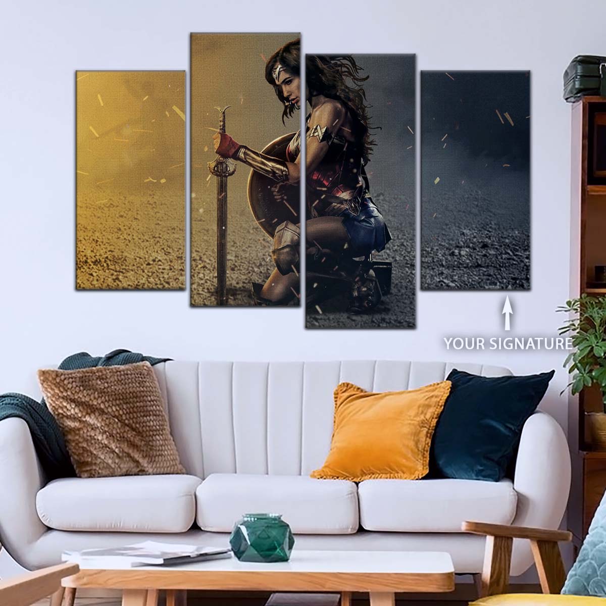 DC Wall Art - DCEU5023 - Wonder Woman - DC Comics Heroine - DC Extended Universe Poster - DC Extended Universe Canvas