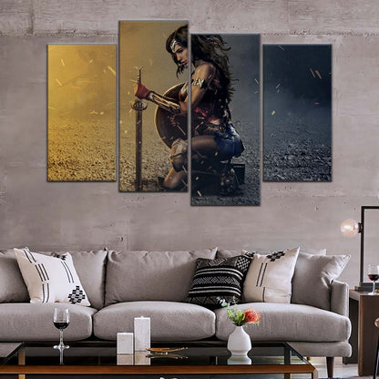 DC Wall Art - DCEU5023 - Wonder Woman - DC Comics Heroine - DC Extended Universe Poster - DC Extended Universe Canvas