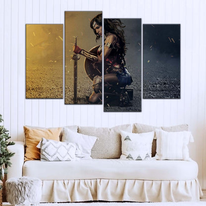 DC Wall Art - DCEU5023 - Wonder Woman - DC Comics Heroine - DC Extended Universe Poster - DC Extended Universe Canvas