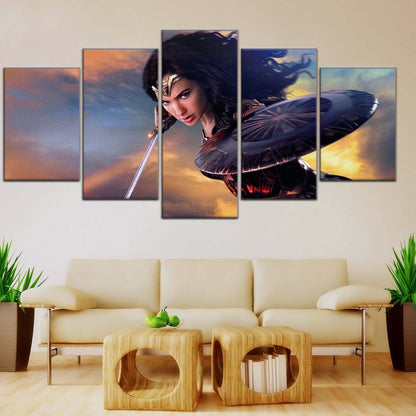 DC Wall Art - DCEU5024 - Wonder Woman - DC Comics Heroine - DC Extended Universe Poster - DC Extended Universe Canvas