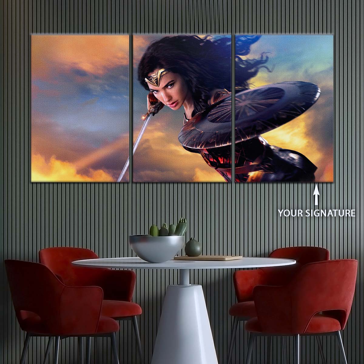 DC Wall Art - DCEU5024 - Wonder Woman - DC Comics Heroine - DC Extended Universe Poster - DC Extended Universe Canvas