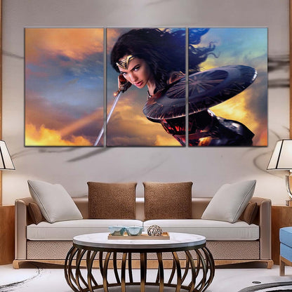 DC Wall Art - DCEU5024 - Wonder Woman - DC Comics Heroine - DC Extended Universe Poster - DC Extended Universe Canvas