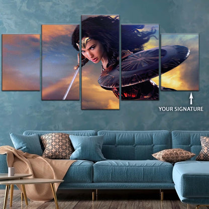 DC Wall Art - DCEU5024 - Wonder Woman - DC Comics Heroine - DC Extended Universe Poster - DC Extended Universe Canvas