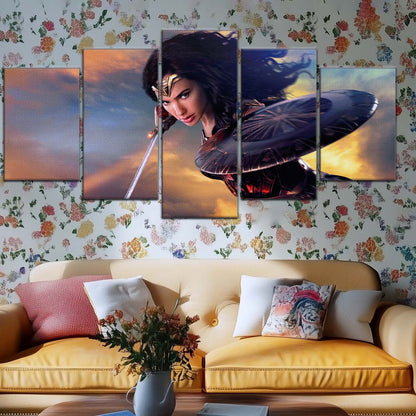 DC Wall Art - DCEU5024 - Wonder Woman - DC Comics Heroine - DC Extended Universe Poster - DC Extended Universe Canvas