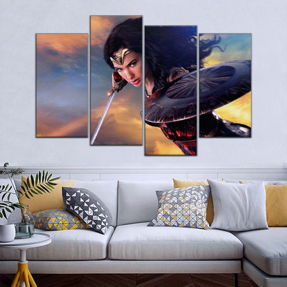 DC Wall Art - DCEU5024 - Wonder Woman - DC Comics Heroine - DC Extended Universe Poster - DC Extended Universe Canvas