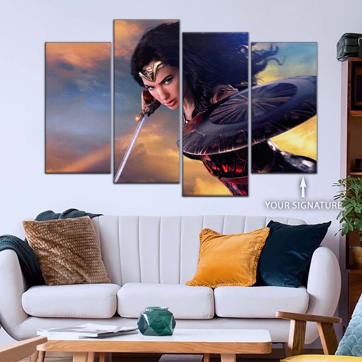 DC Wall Art - DCEU5024 - Wonder Woman - DC Comics Heroine - DC Extended Universe Poster - DC Extended Universe Canvas