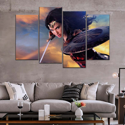 DC Wall Art - DCEU5024 - Wonder Woman - DC Comics Heroine - DC Extended Universe Poster - DC Extended Universe Canvas