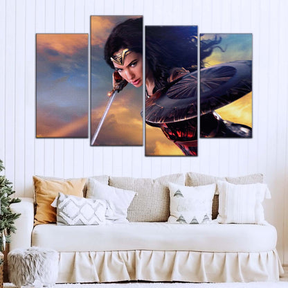 DC Wall Art - DCEU5024 - Wonder Woman - DC Comics Heroine - DC Extended Universe Poster - DC Extended Universe Canvas