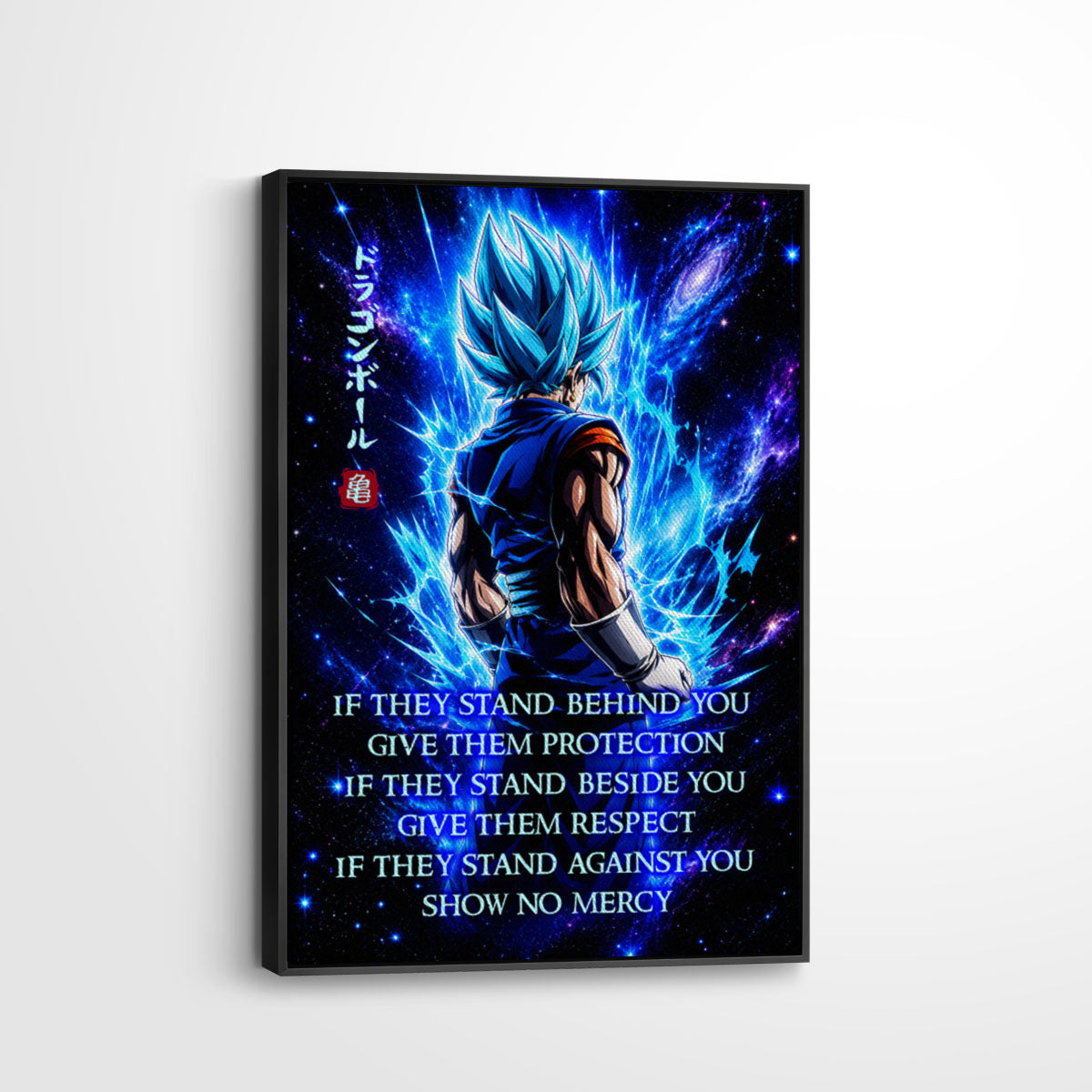 Dragon Ball Canvas Wall Art - DR099 - Super Saiyan Blue Vegito - Show No Mercy