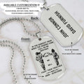 Dragon Ball Dog Tag - Call On Me Brother - Goku - Vegeta - Dragon Ball Necklace - Engrave Dog Tag