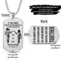 Dragon Ball Dog Tag - It's About Being Better Than You Were The Day Before - Call On Me Brother - Goku - Vegeta - Dragon Ball Necklace - Engrave Dog Tag