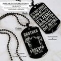 Dragon Ball Dog Tag - Brother Forever - It's About Being Better Than You Were The Day Before - Goku - Vegeta - Dragon Ball Necklace