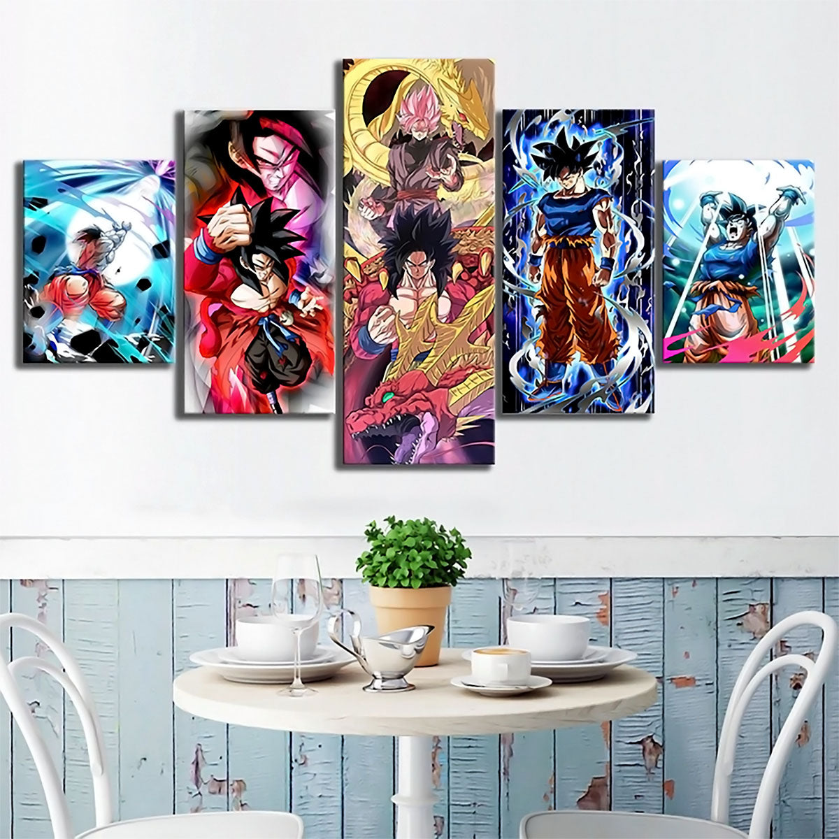 Dragon Ball Super Canvas Wall Art - DR5180 - Goku Genki Dama - Super Saiyan Goku