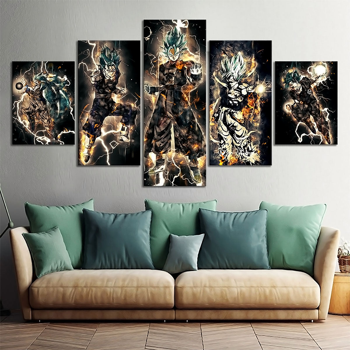 Dragon Ball Super Canvas Wall Art - DR5168 - Super Saiyan Blue Vegito
