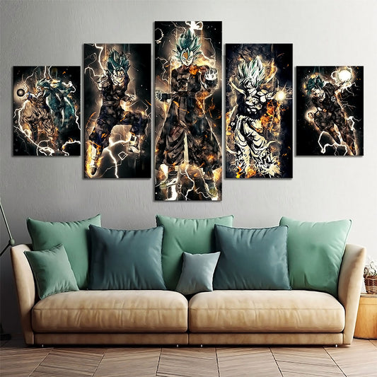 Dragon Ball Super Canvas Wall Art - DR5168 - Super Saiyan Blue Vegito