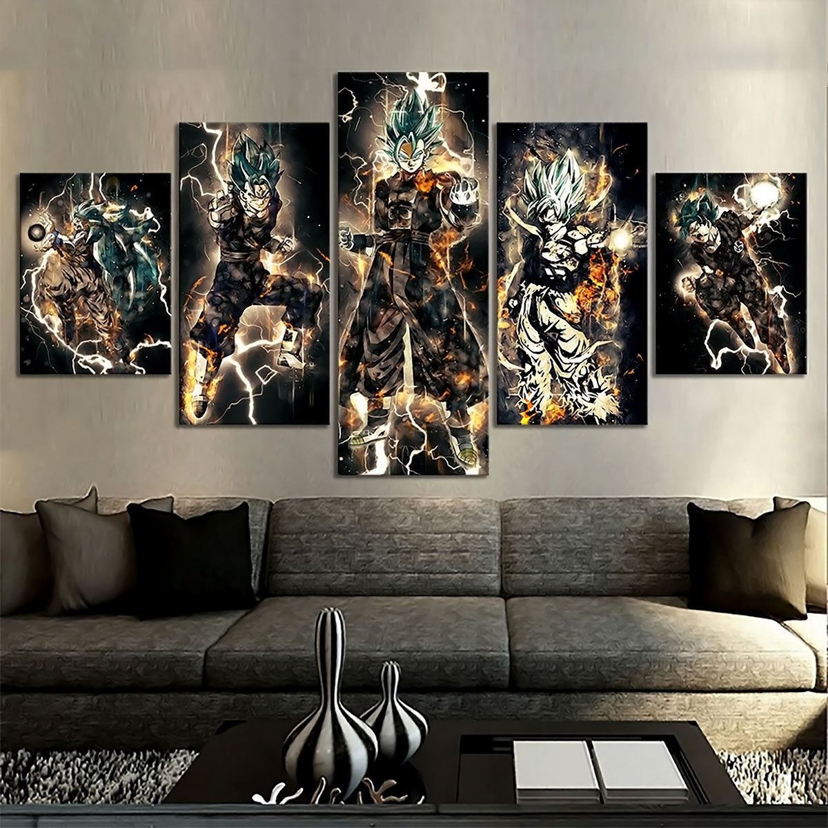 Dragon Ball Super Canvas Wall Art - DR5168 - Super Saiyan Blue Vegito