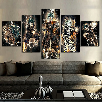 Dragon Ball Super Canvas Wall Art - DR5168 - Super Saiyan Blue Vegito