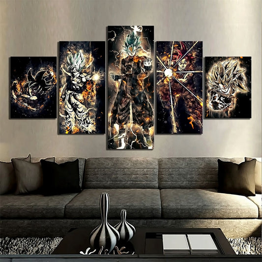 Dragon Ball Super Canvas Wall Art - DR5170 - Super Saiyan Blue Vegito