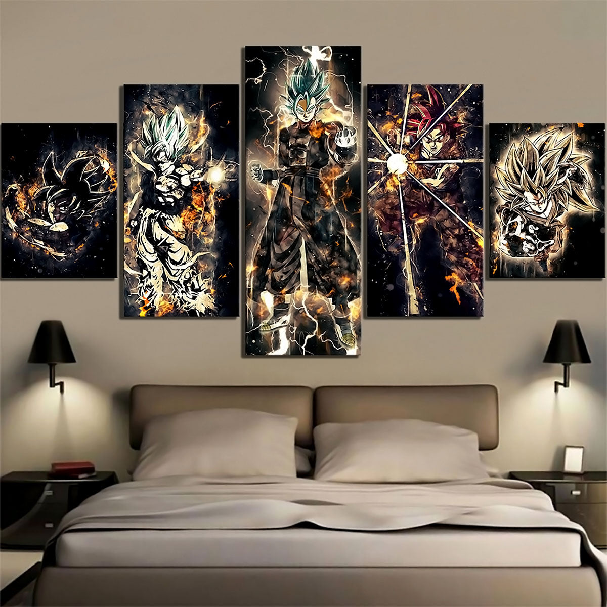 Dragon Ball Super Canvas Wall Art - DR5170 - Super Saiyan Blue Vegito
