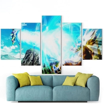 Dragon Ball Super Canvas Wall Art - DR5162 - Super Saiyan Goku vs Cell