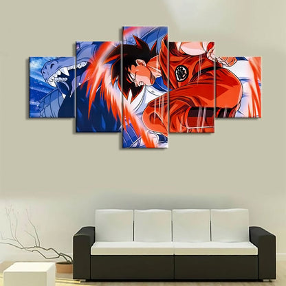 Dragon Ball Super Canvas Wall Art - DR5179 - Goku Kaioken - Super Saiyan Goku