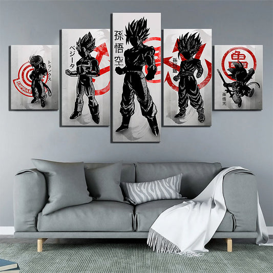Dragon Ball Canvas Wall Art - DR5151 - Goku - Vegeta - Gohan - Trunks