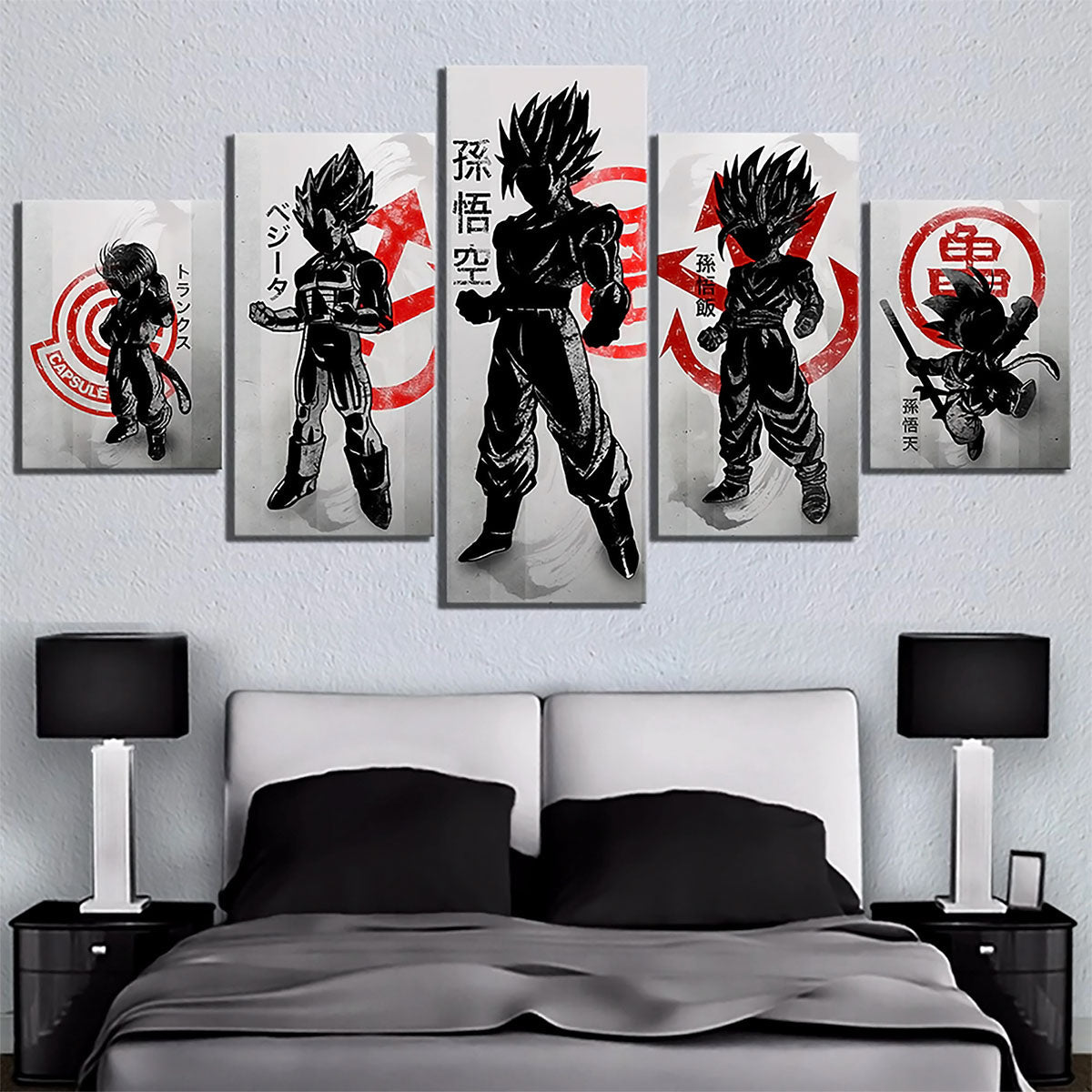 Dragon Ball Canvas Wall Art - DR5151 - Goku - Vegeta - Gohan - Trunks