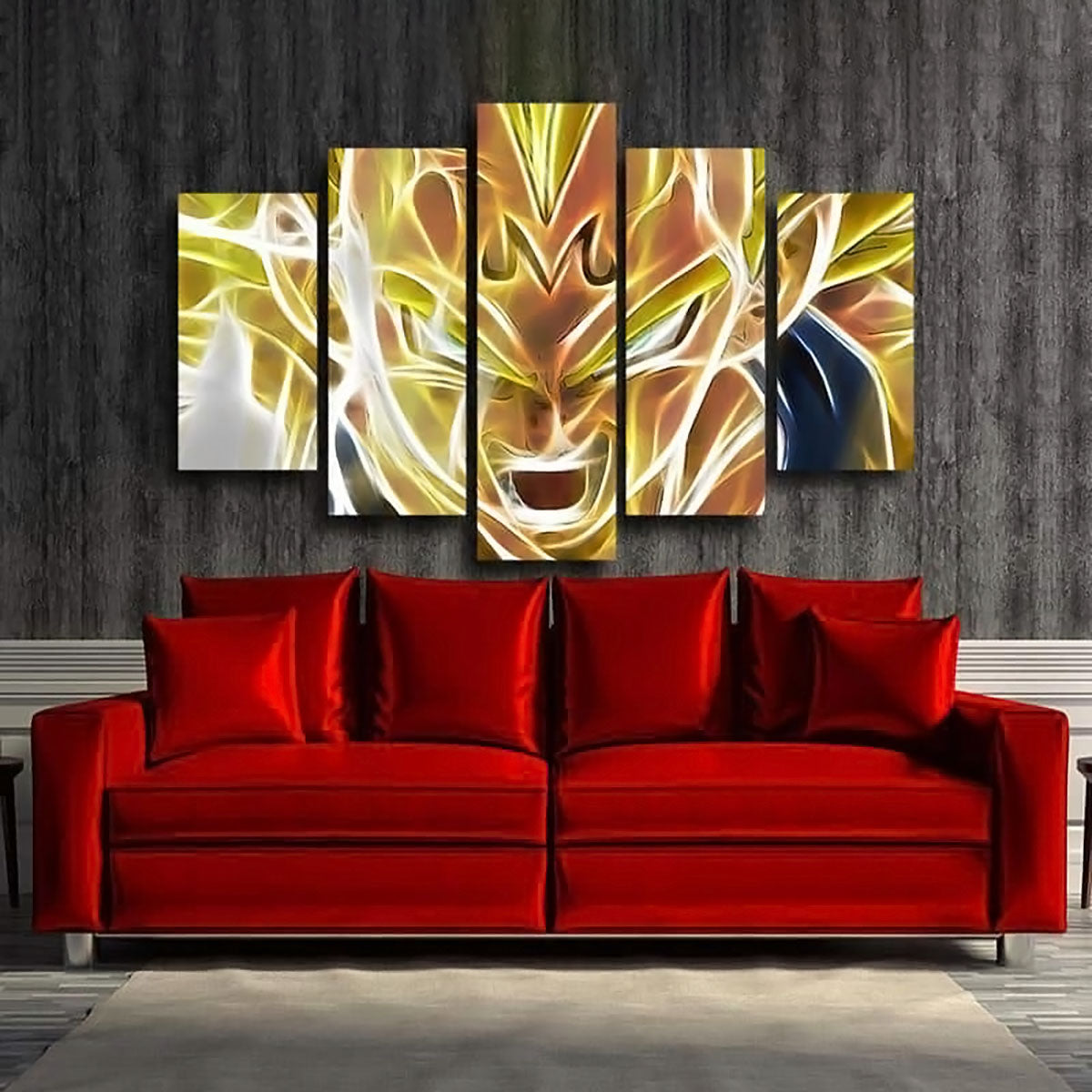 Dragon Ball Canvas Wall Art - DR5143 - Super Saiyan - Majin Vegeta