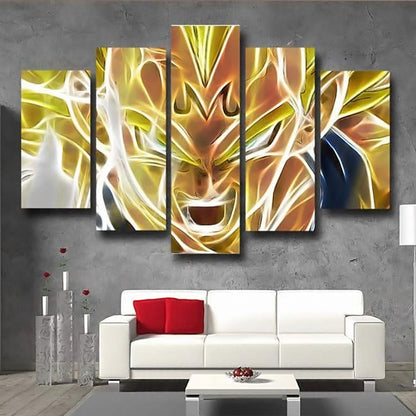 Dragon Ball Canvas Wall Art - DR5143 - Super Saiyan - Majin Vegeta