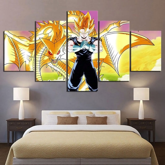 Dragon Ball Super Canvas Wall Art - DR5150 - Super Saiyan Vegito - Super Shenron