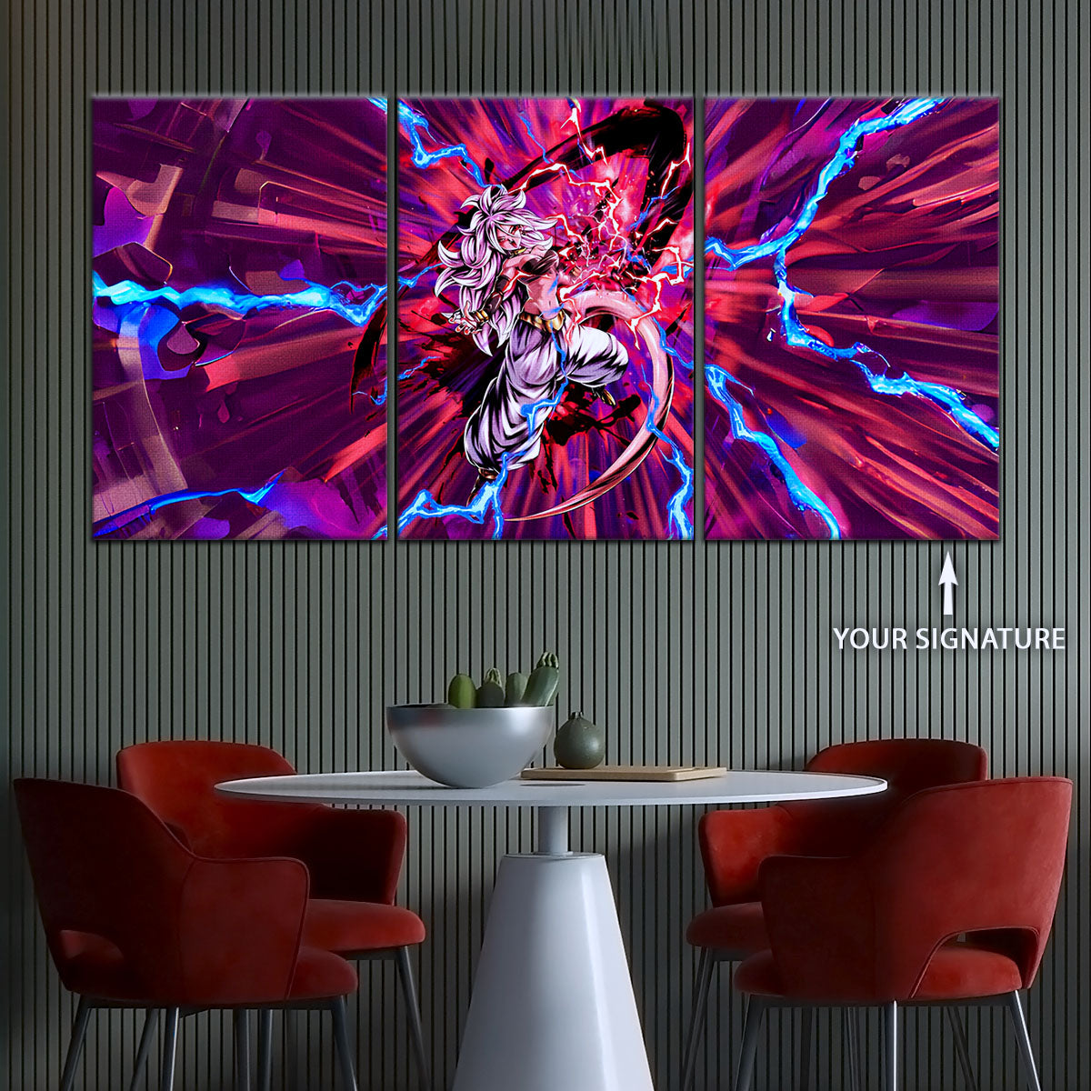 Dragon Ball Super Canvas Wall Art - DR5001 - Android 21 Evil Form