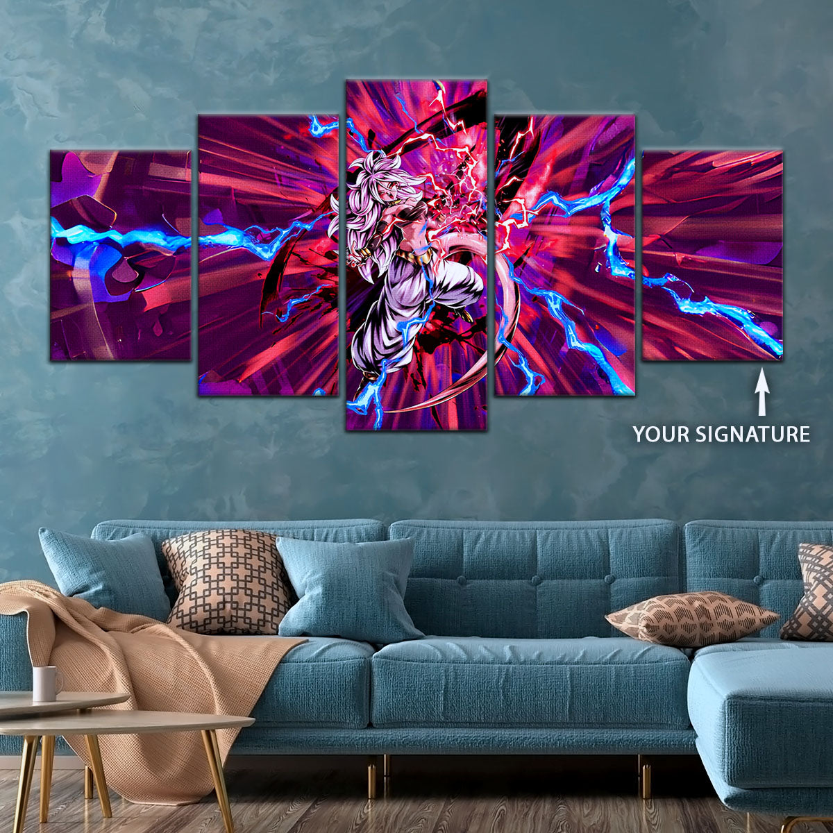 Dragon Ball Super Canvas Wall Art - DR5001 - Android 21 Evil Form