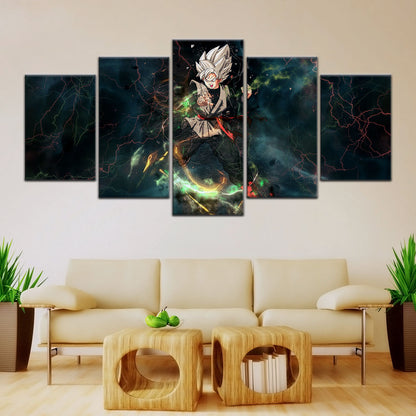 Dragon Ball Super Canvas Wall Art - DR5004 - Super Saiyan Black Goku