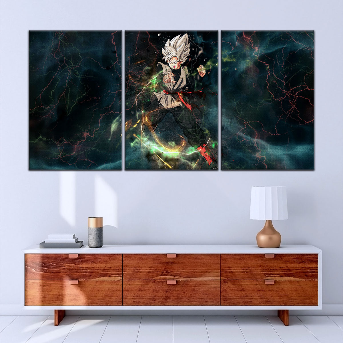 Dragon Ball Super Canvas Wall Art - DR5004 - Super Saiyan Black Goku