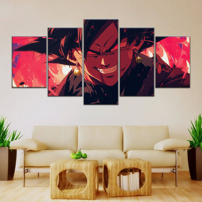 Dragon Ball Super Canvas Wall Art - DR5013 - Super Saiyan Black Goku