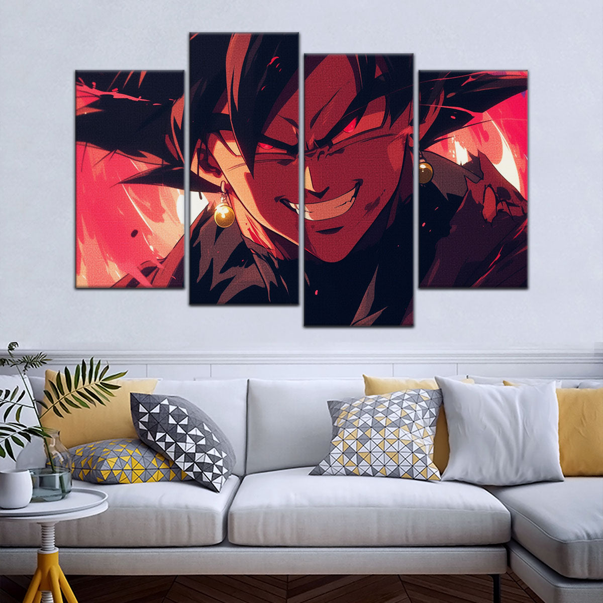 Dragon Ball Super Canvas Wall Art - DR5013 - Super Saiyan Black Goku