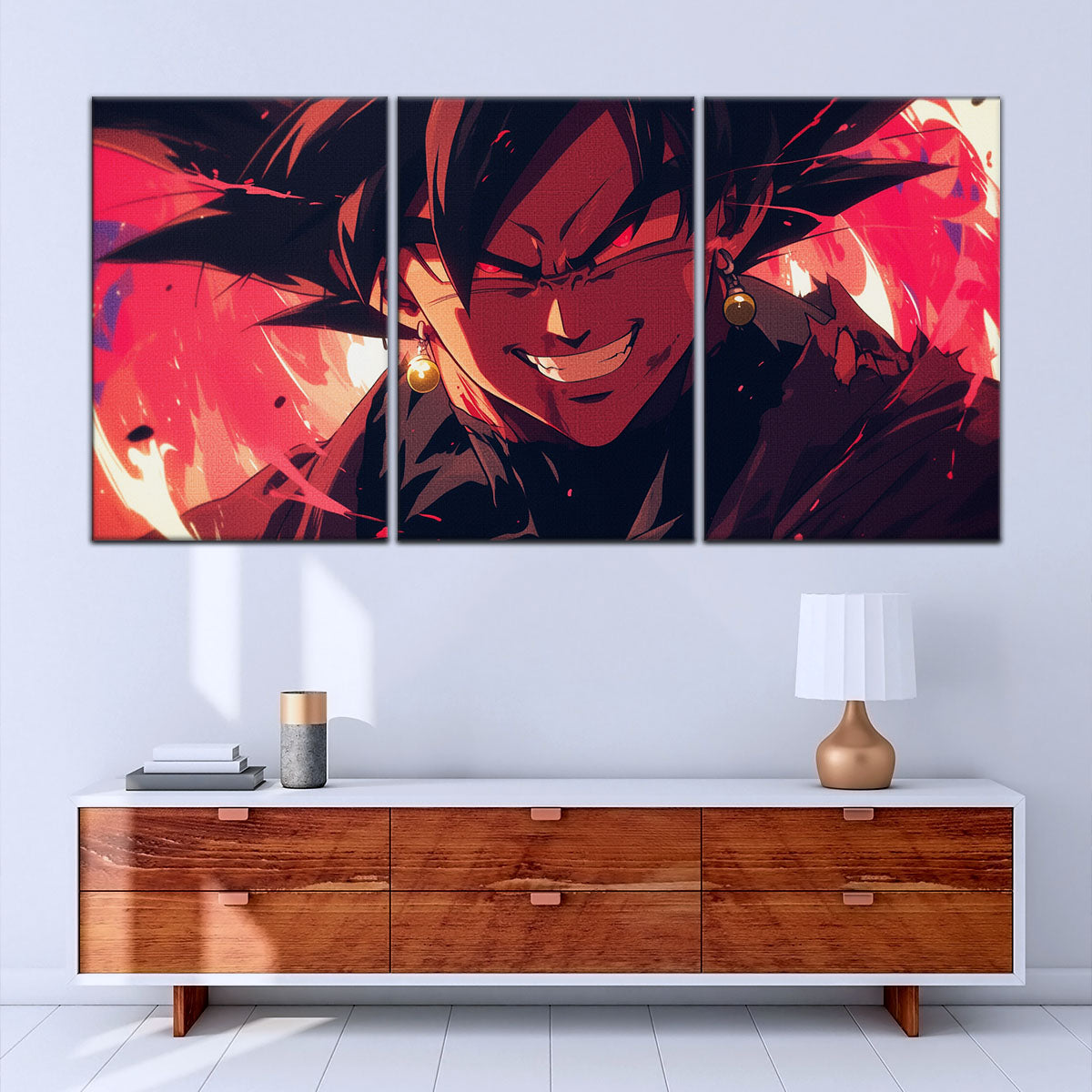 Dragon Ball Super Canvas Wall Art - DR5013 - Super Saiyan Black Goku