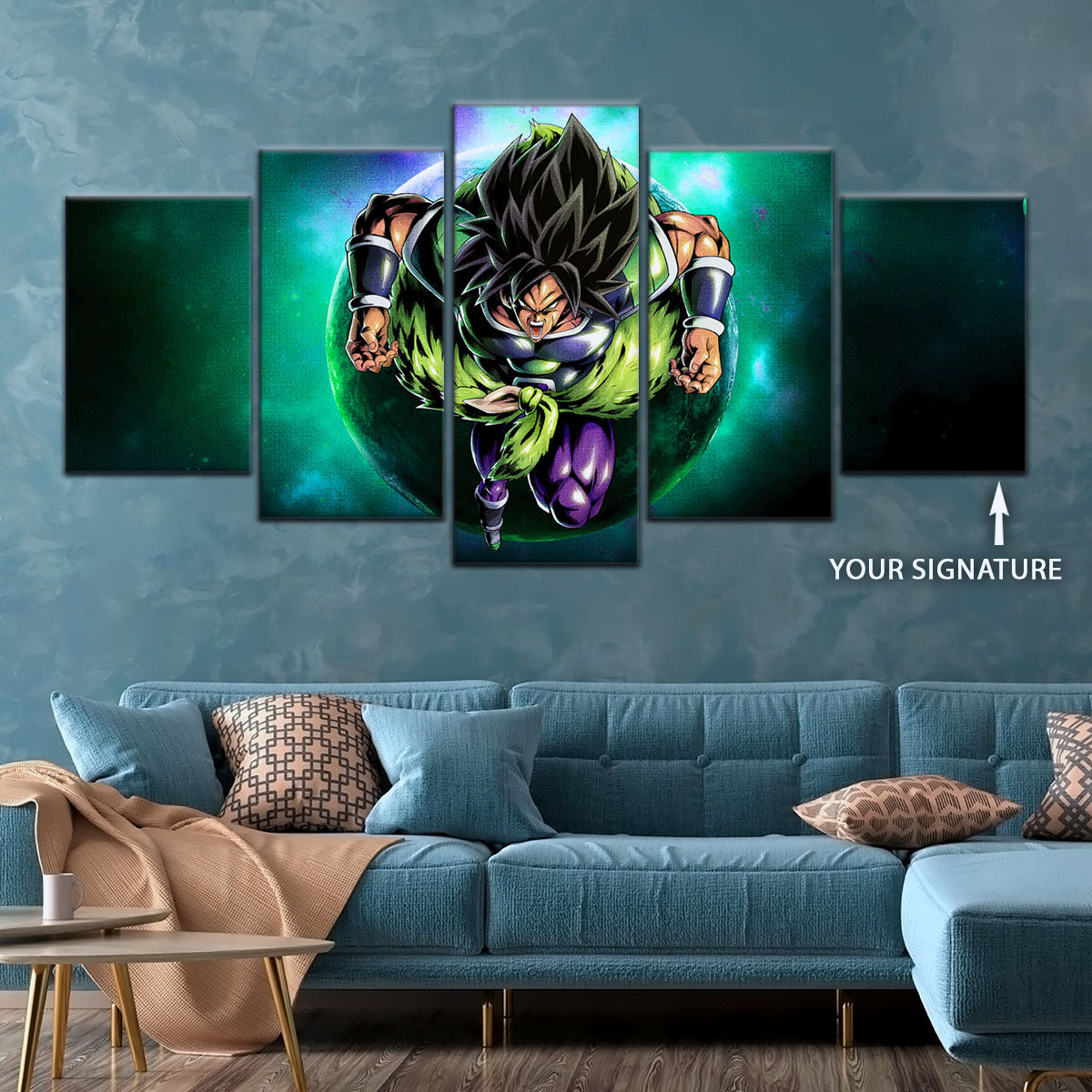 Dragon Ball Super Canvas Wall Art - DR5015 - Legendary Super Saiyan Broly