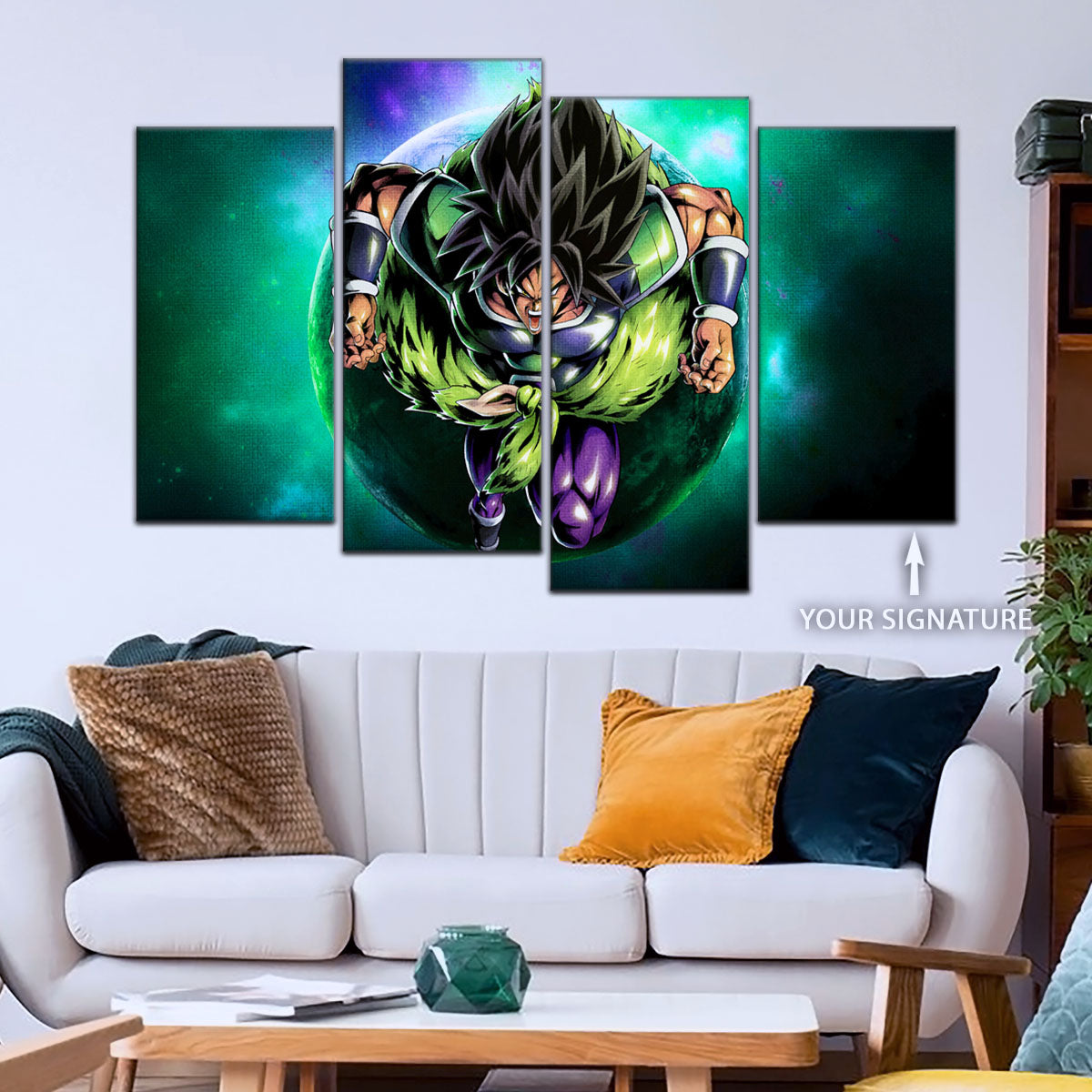 Dragon Ball Super Canvas Wall Art - DR5015 - Legendary Super Saiyan Broly