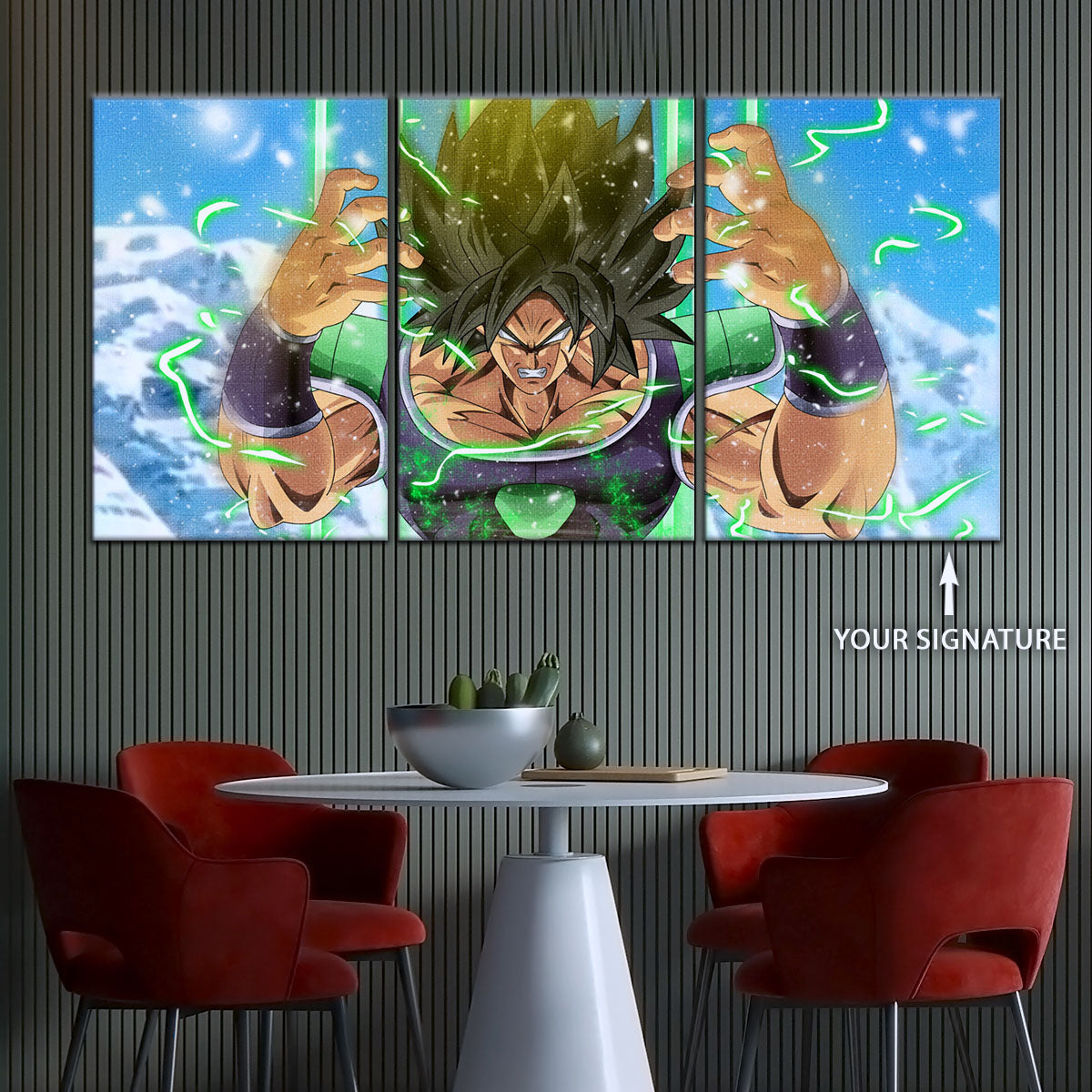 Dragon Ball Super Canvas Wall Art - DR5016 - Legendary Super Saiyan Broly