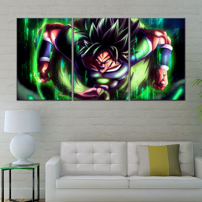 Dragon Ball Super Canvas Wall Art - DR5017 - Legendary Super Saiyan Broly