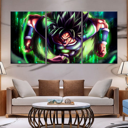 Dragon Ball Super Canvas Wall Art - DR5017 - Legendary Super Saiyan Broly