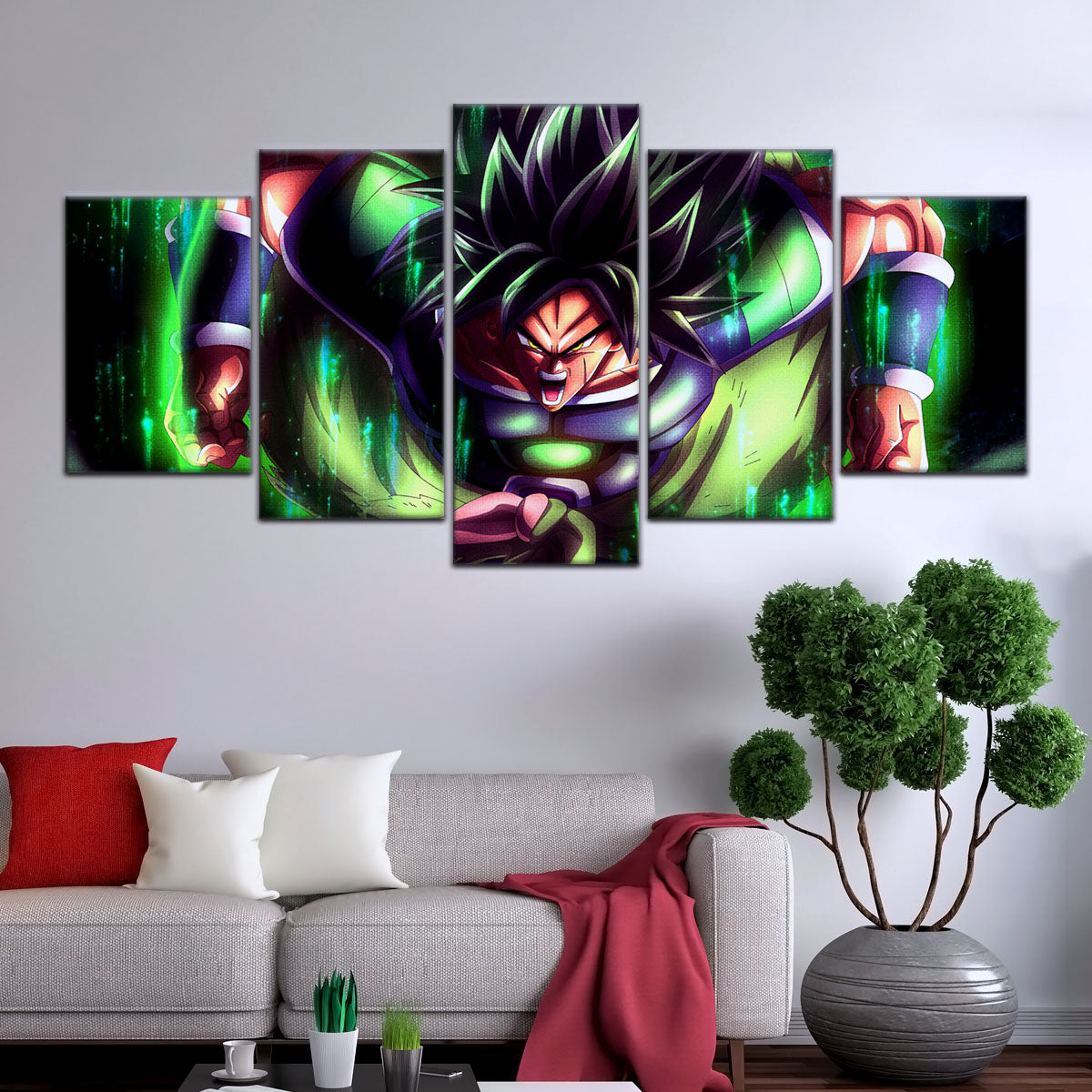 Dragon Ball Super Canvas Wall Art - DR5017 - Legendary Super Saiyan Broly