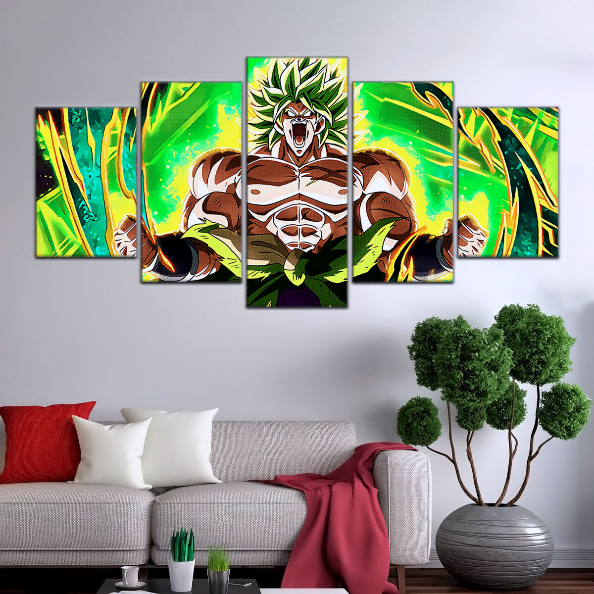 Dragon Ball Super Canvas Wall Art - DR5019 - Legendary Super Saiyan Broly
