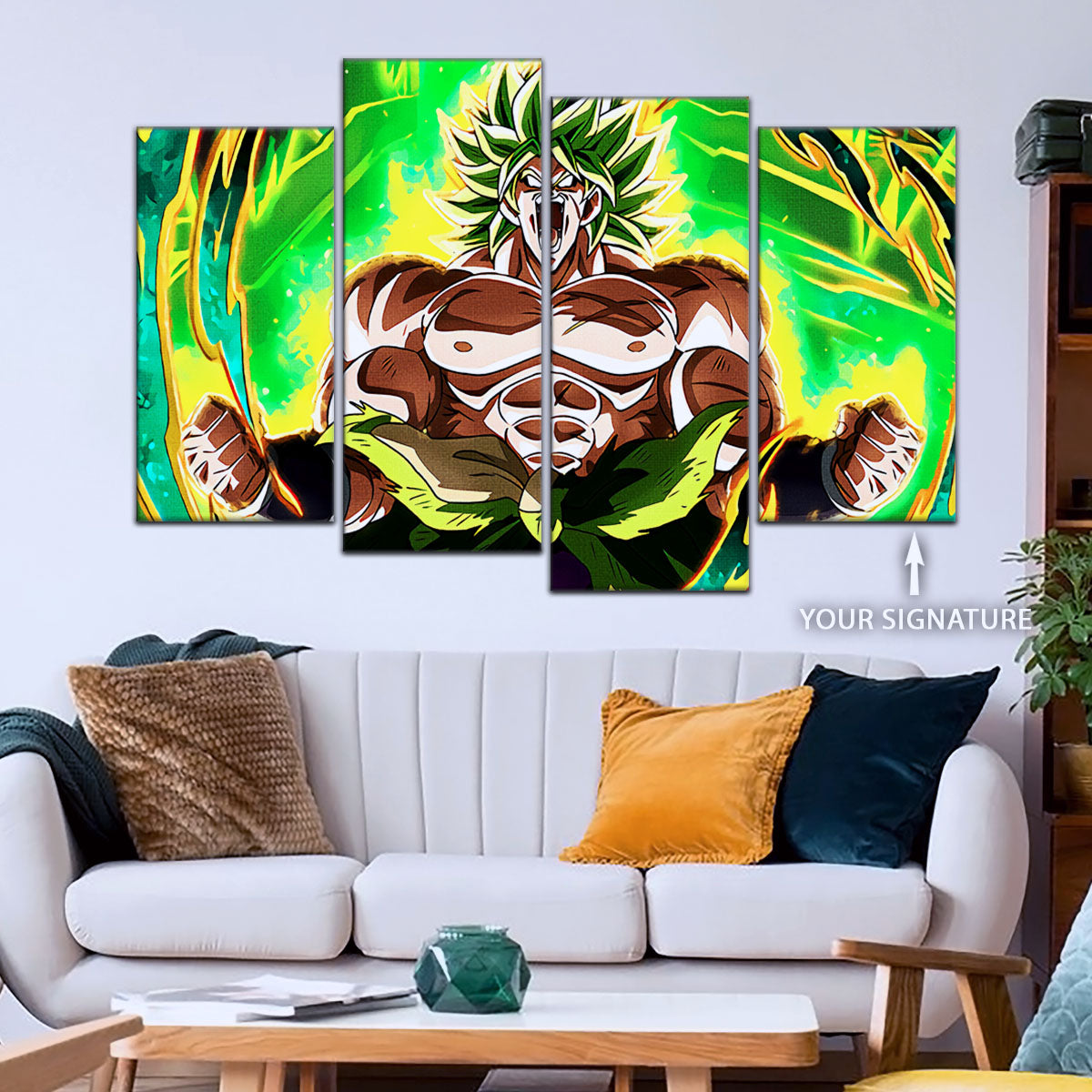 Dragon Ball Super Canvas Wall Art - DR5019 - Legendary Super Saiyan Broly