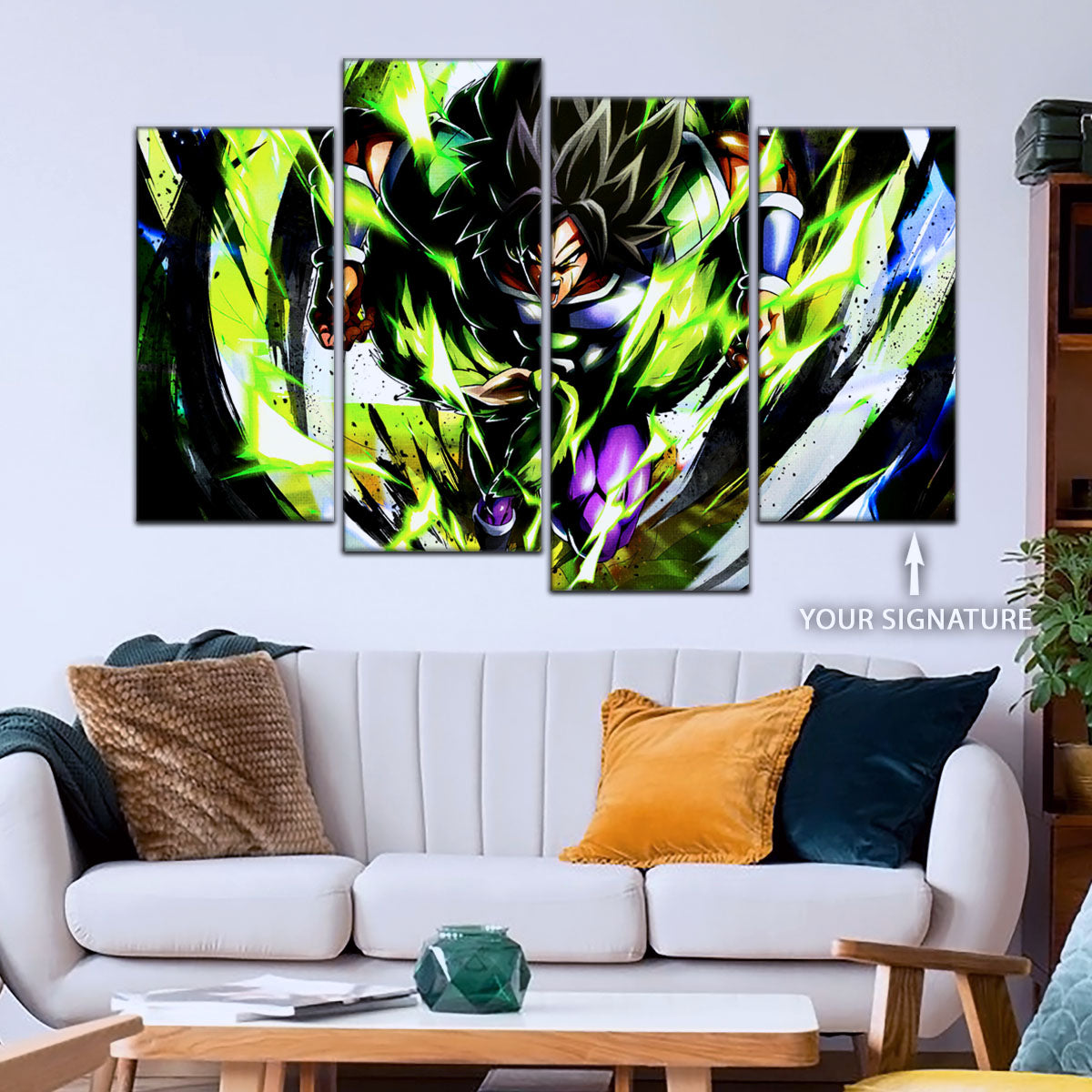 Dragon Ball Super Canvas Wall Art - DR5020 - Legendary Super Saiyan Broly