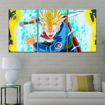 Dragon Ball Super Canvas Wall Art - DR5106 - Future Trunks Super Saiyan